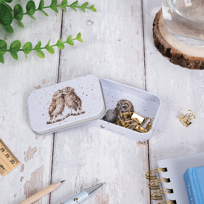 Wrendale Designs mini Keepsake Tin OWLS