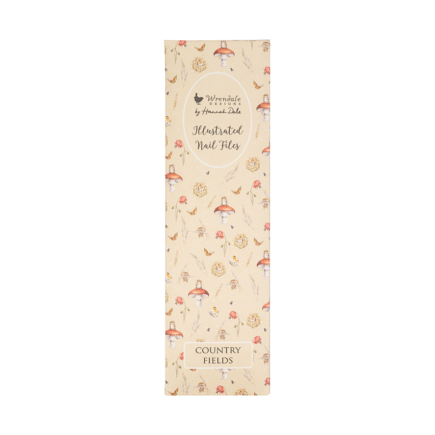 Wrendale Nail File Set COUNTRY FIELDS blue cream