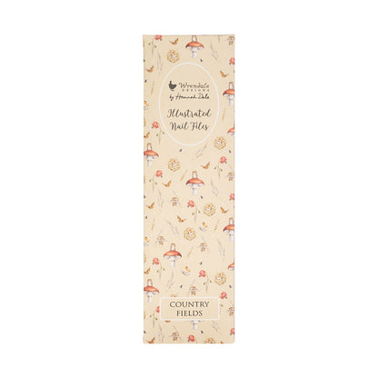 Wrendale Nail File Set COUNTRY FIELDS blue cream