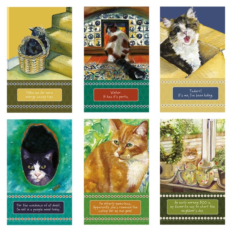 The Little Dog Laughed Password Book KITTENS black & white