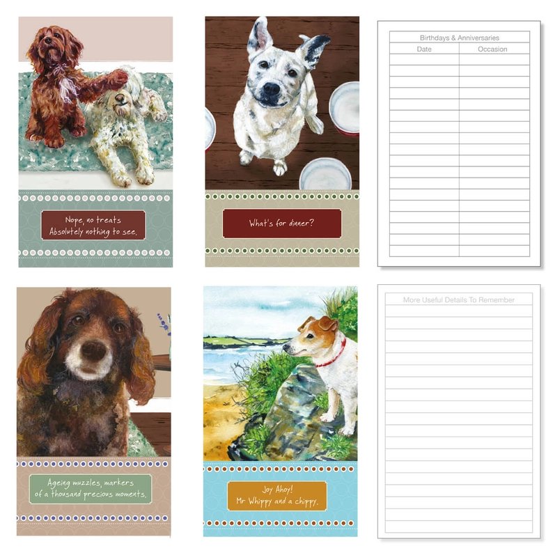 The Little Dog Laughed Password Book TERRIERS white black
