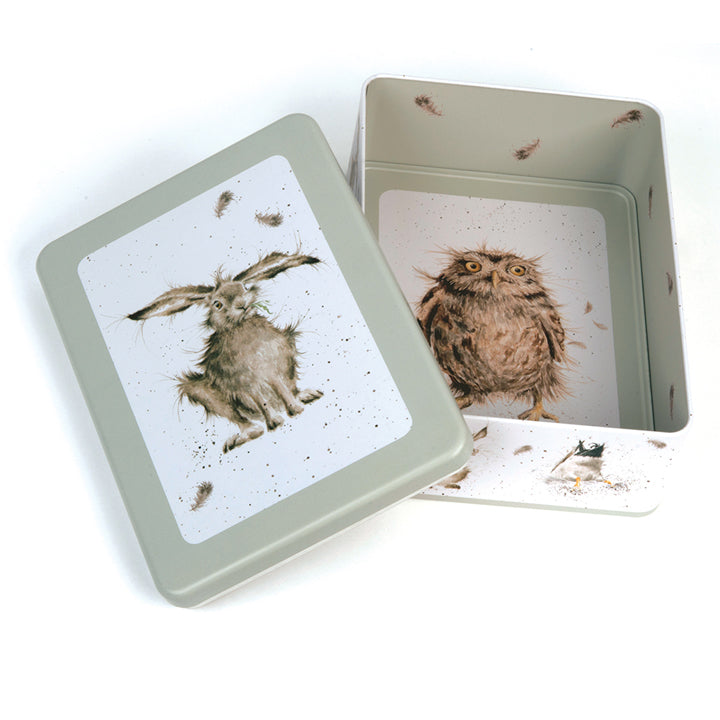 Wrendale Designs Tin Keepsake HARE sage