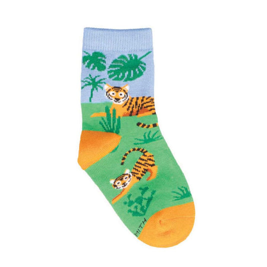 Socksmith Socks Kids 2-4 yrs TIGER blue