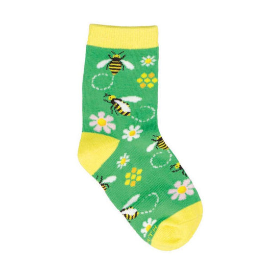 Socksmith Socks Kids 2-4 yrs BEES green