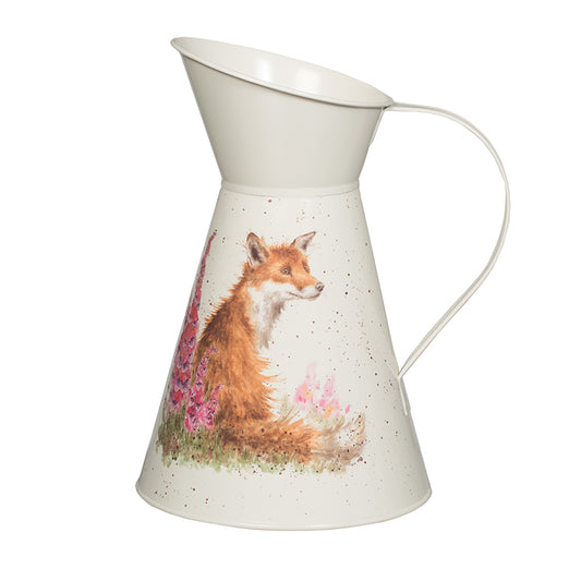 Wrendale Designs Tin Flower Jug FOX