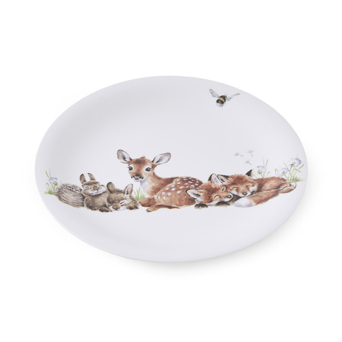 Wrendale Little Wren Royal Worcester Plate & Bowl DEER