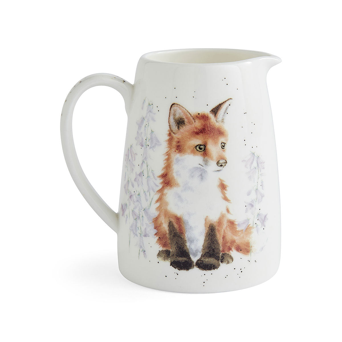 Wrendale Designs Jug Posy FOX CUB bluebells