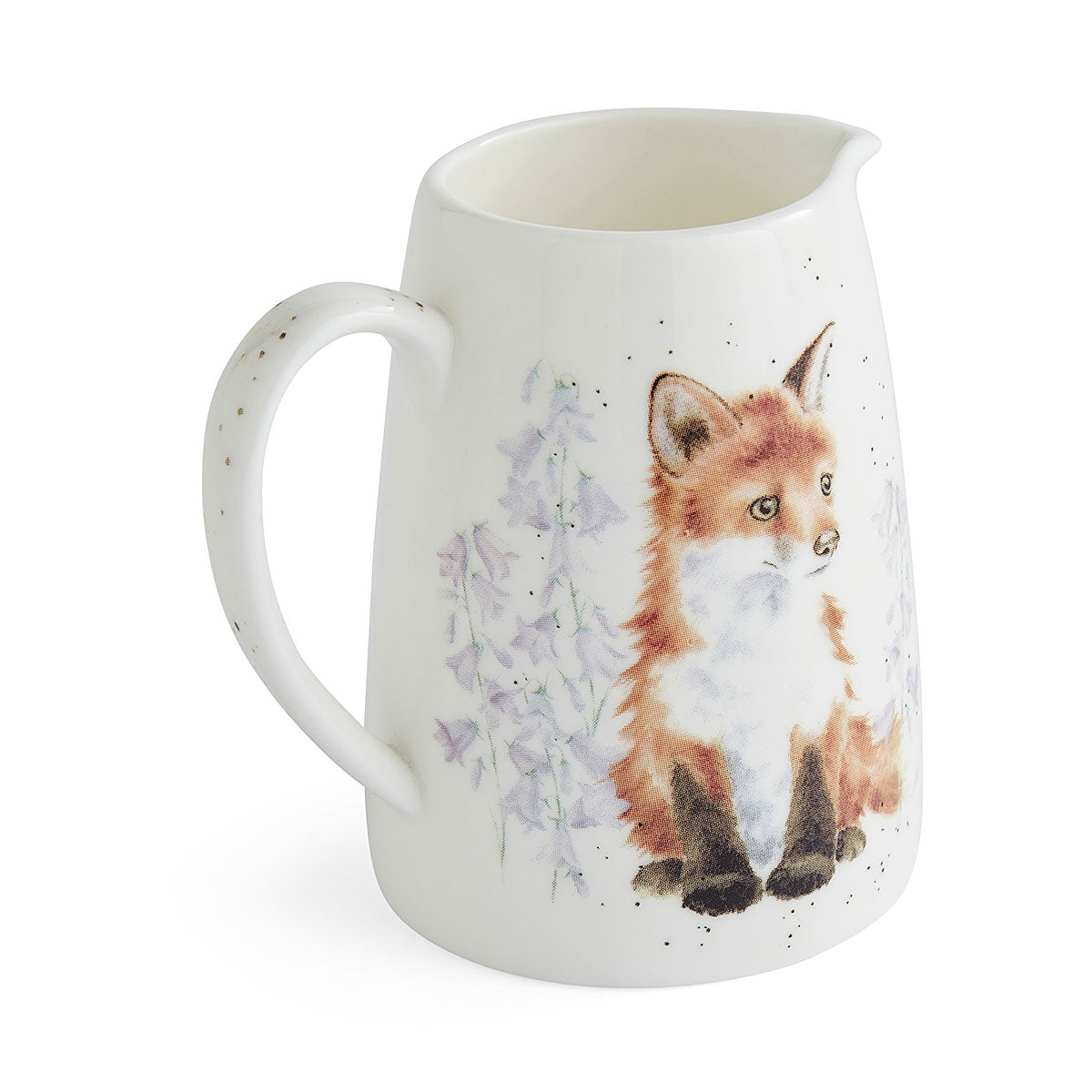 Wrendale Designs Jug Posy FOX CUB bluebells