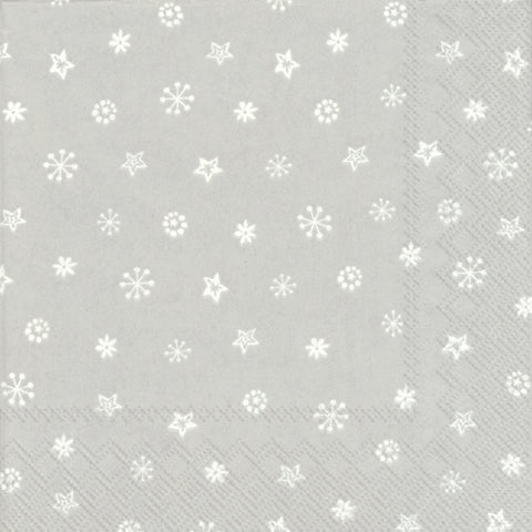 Christmas Napkins silver LITTLE JOY