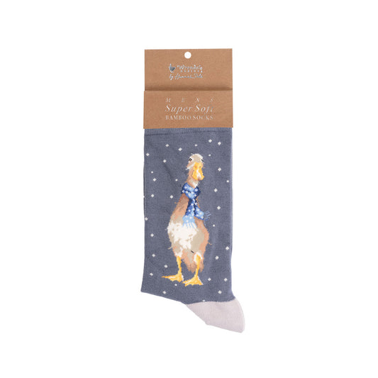 Wrendale Designs Christmas Socks Large DUCK