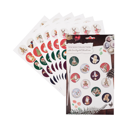 Wrendale Designs Christmas Stickers COUNTRY SET