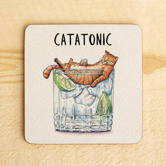 Bewilderbeest coaster CAT tonic & lime