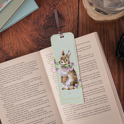 Wrendale Designs Bookmark RABBIT clover