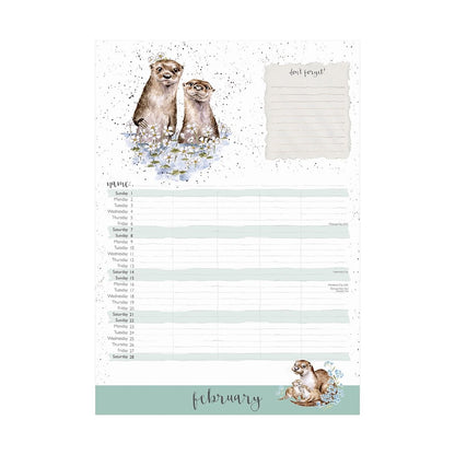 Wrendale Designs 2026 Calendar Organiser COUNTRY SET