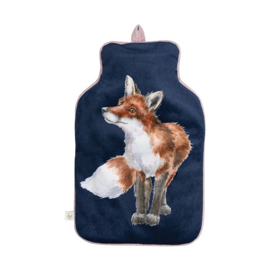 Wrendale Hot Water Bottle WOODLANDERS navy