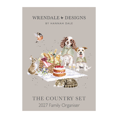 Wrendale Designs 2027 Calendar Organiser COUNTRY SET