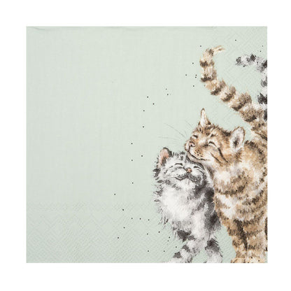 Wrendale Designs Napkins CATS tabbies