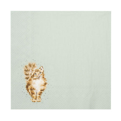 Wrendale Designs Napkins CATS tabbies