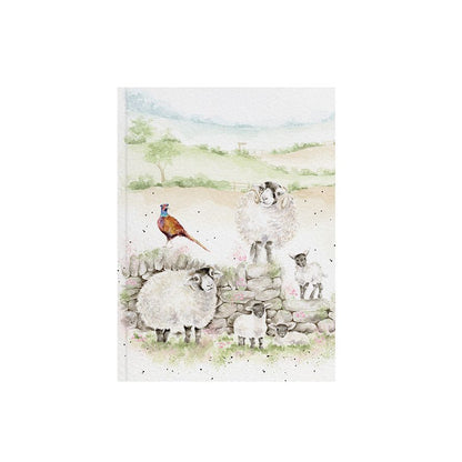 Wrendale Designs Notebook A6 SHEEP PHEASANT