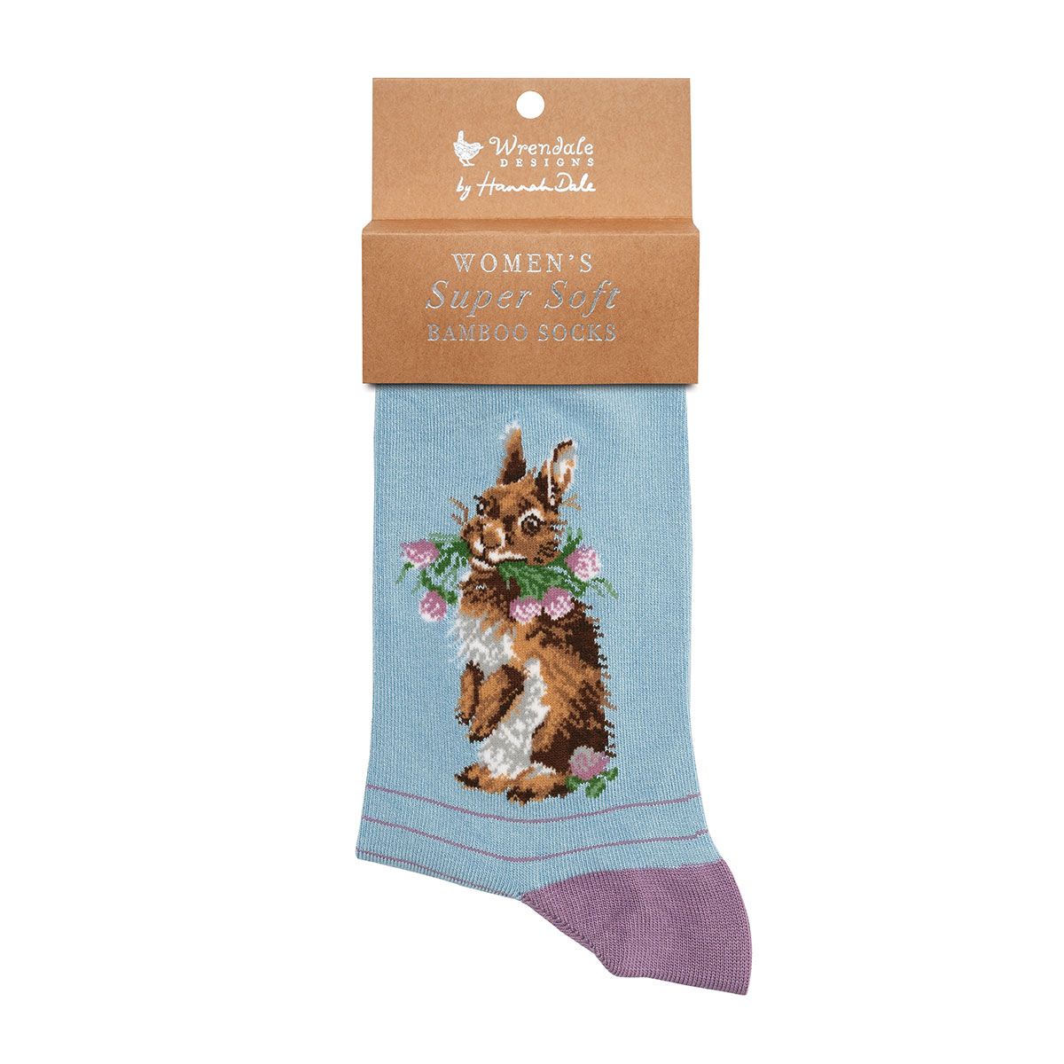 Wrendale Designs Socks Medium RABBIT clover