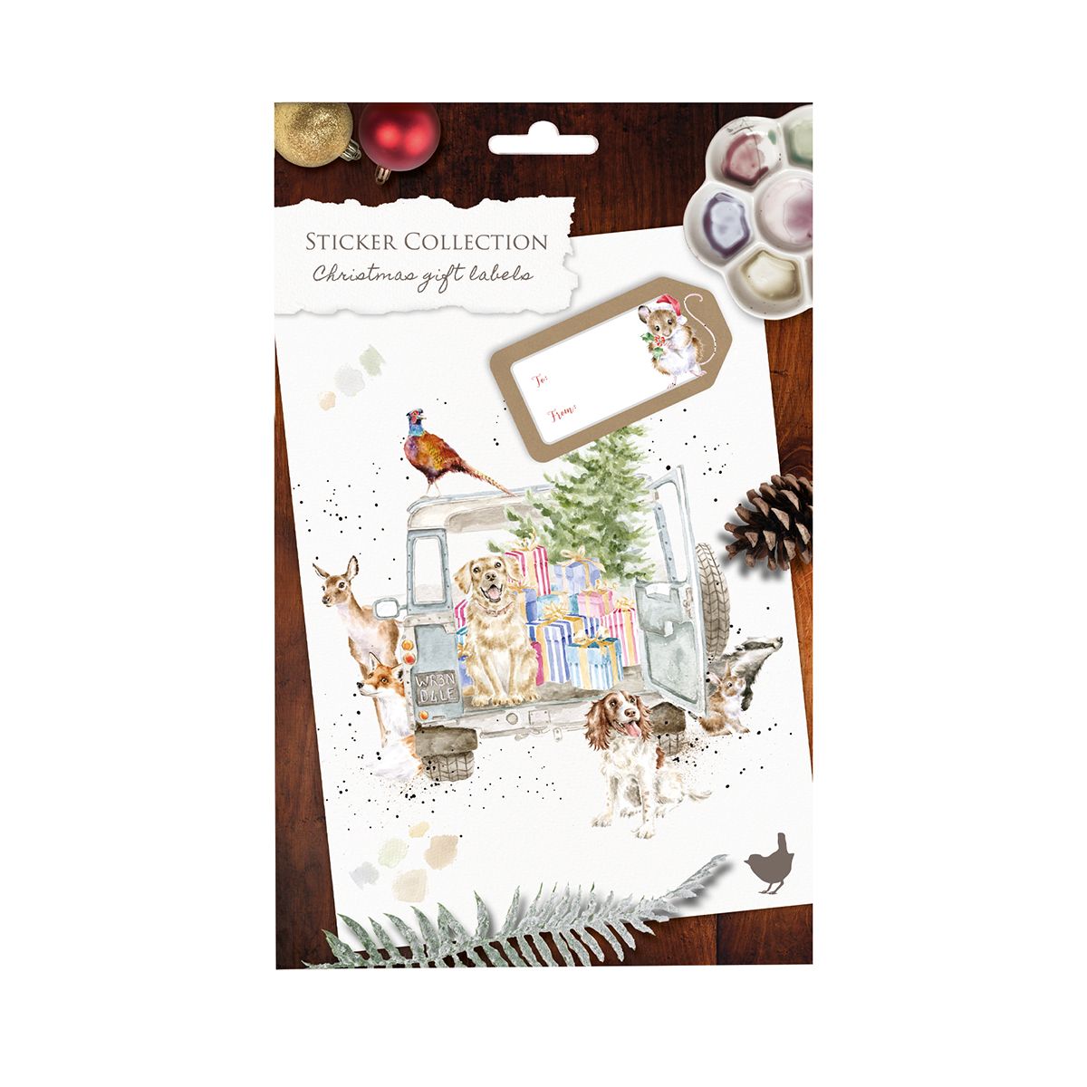 Wrendale Designs Christmas Gift Labels COUNTRY SET