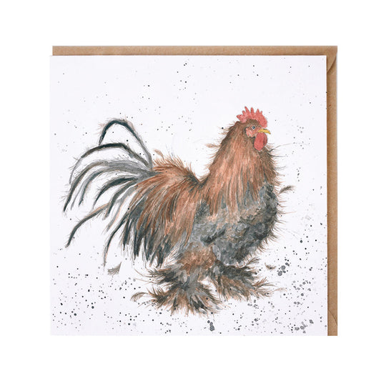 Wrendale Designs card Country Set KING OF THE COOP rooster