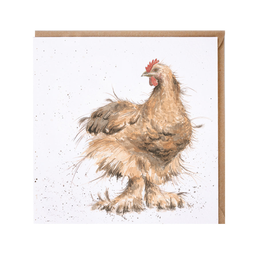 Wrendale Designs card Country Set HENRIETTA CLUCK hen