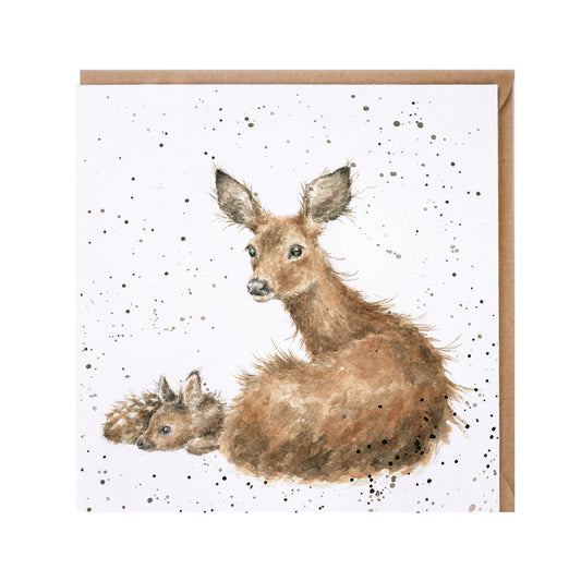 Wrendale Designs card Country Set DARLING doe fawn