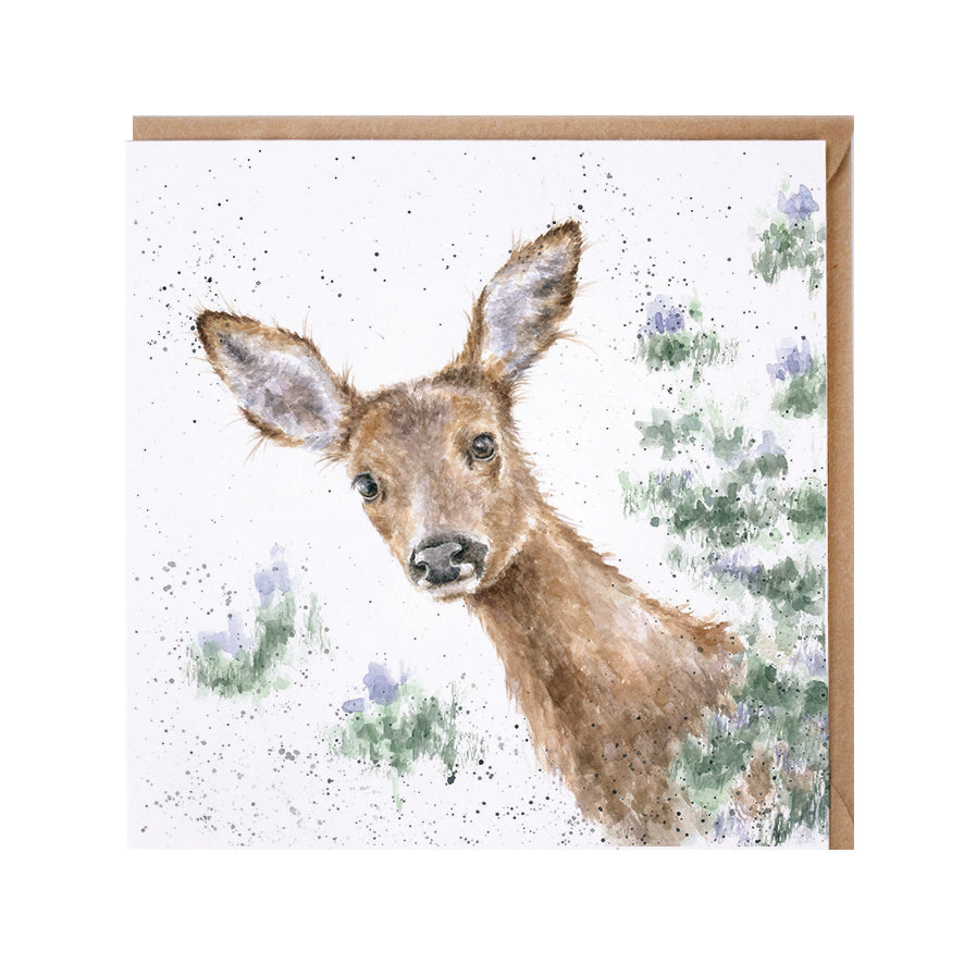 Wrendale Designs card Country Set DOE A DEER doe