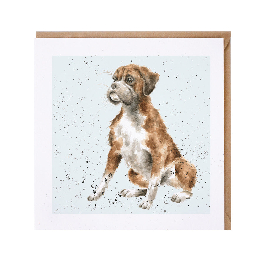 Wrendale Designs card Dog Breeds BOXER