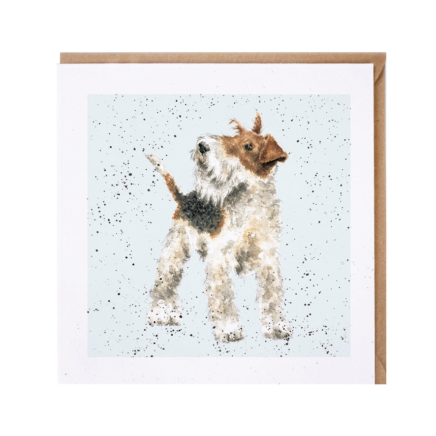 Wrendale Designs card Dog Breeds FOX TERRIER