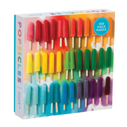 Jigsaw Galison Hey Jules Studio RAINBOW POPSICLES 500pc 