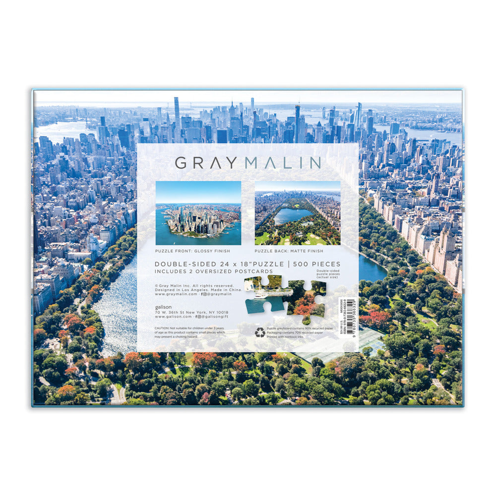 Jigsaw Galison Gray Malin NEW YORK CITY Double-sided 500pc