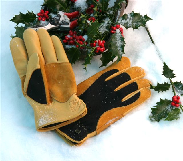 Gold Leaf Gardening Glove WINTER TOUCH Ladies