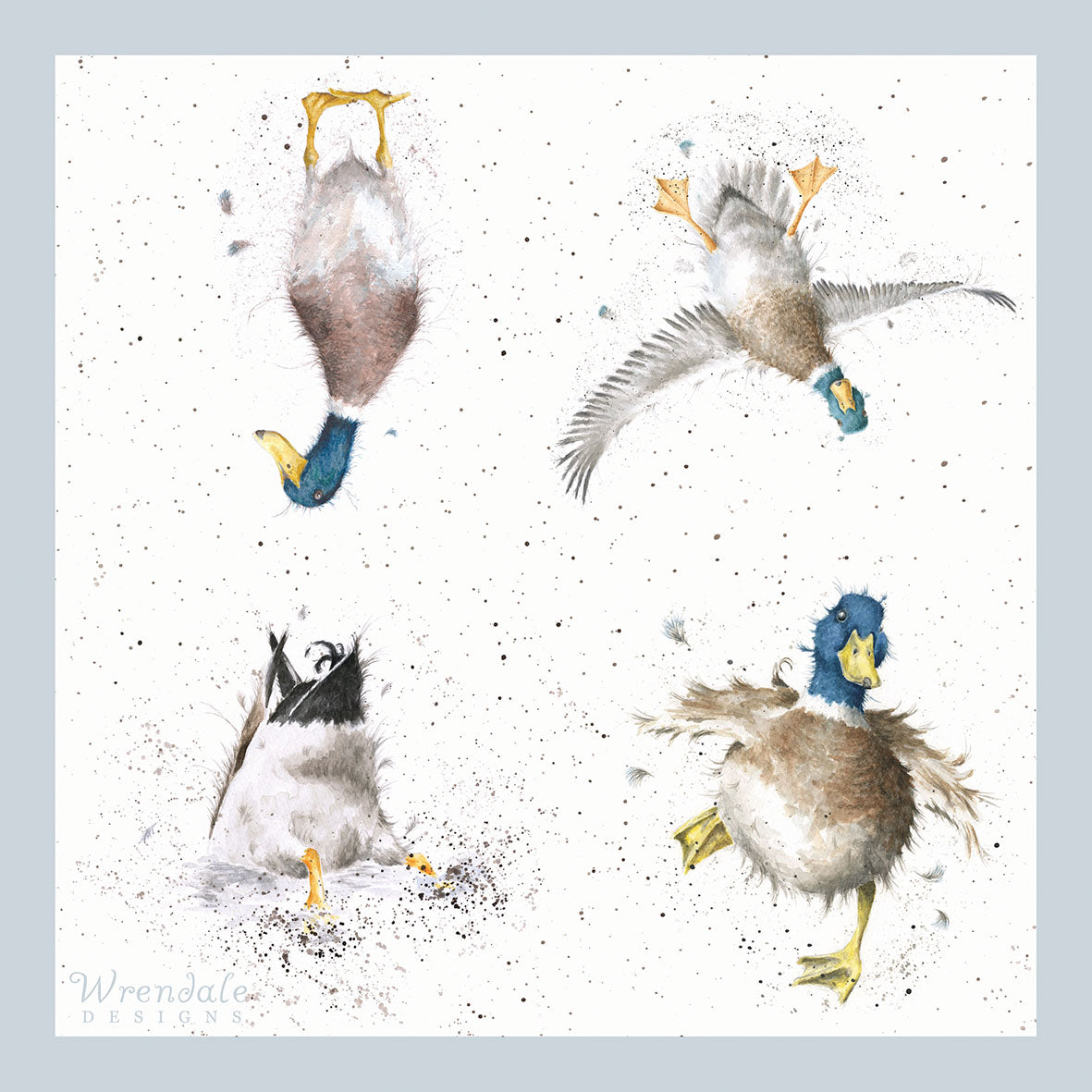 Wrendale Designs Napkins DUCK a-waddle 