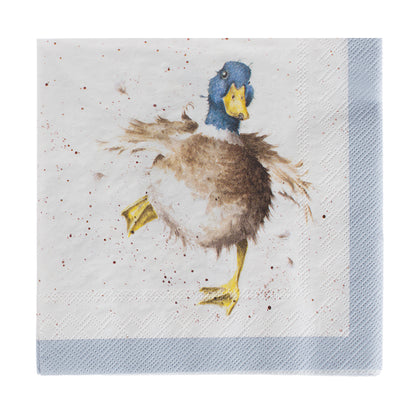 Wrendale Designs Napkins DUCK a-waddle