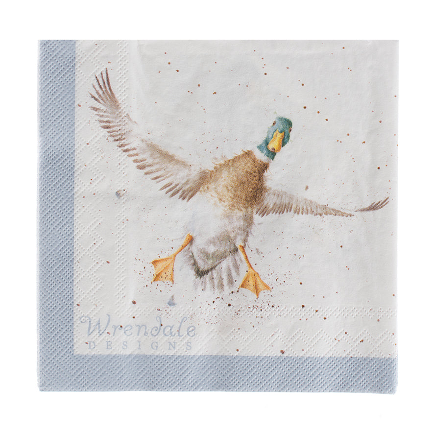 Wrendale Designs Napkins DUCK a-waddle