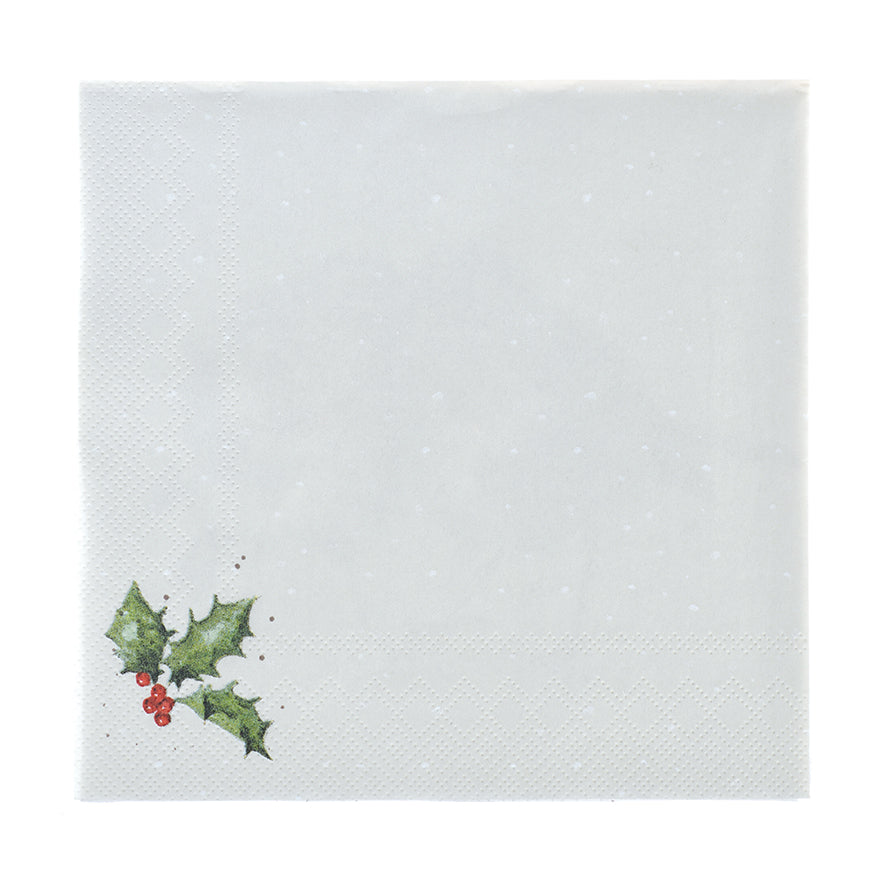 Wrendale Christmas Napkins ROBINS