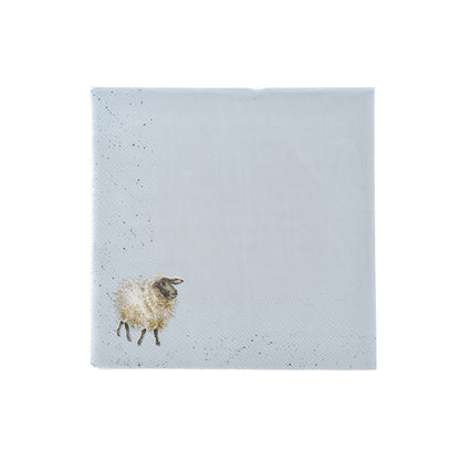 Wrendale Designs Napkins Cocktail SHEEP