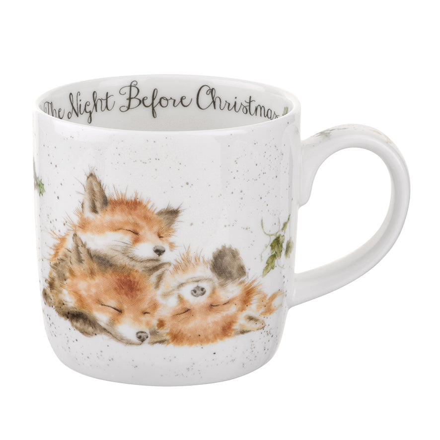 Wrendale Designs Christmas Mug FOXES