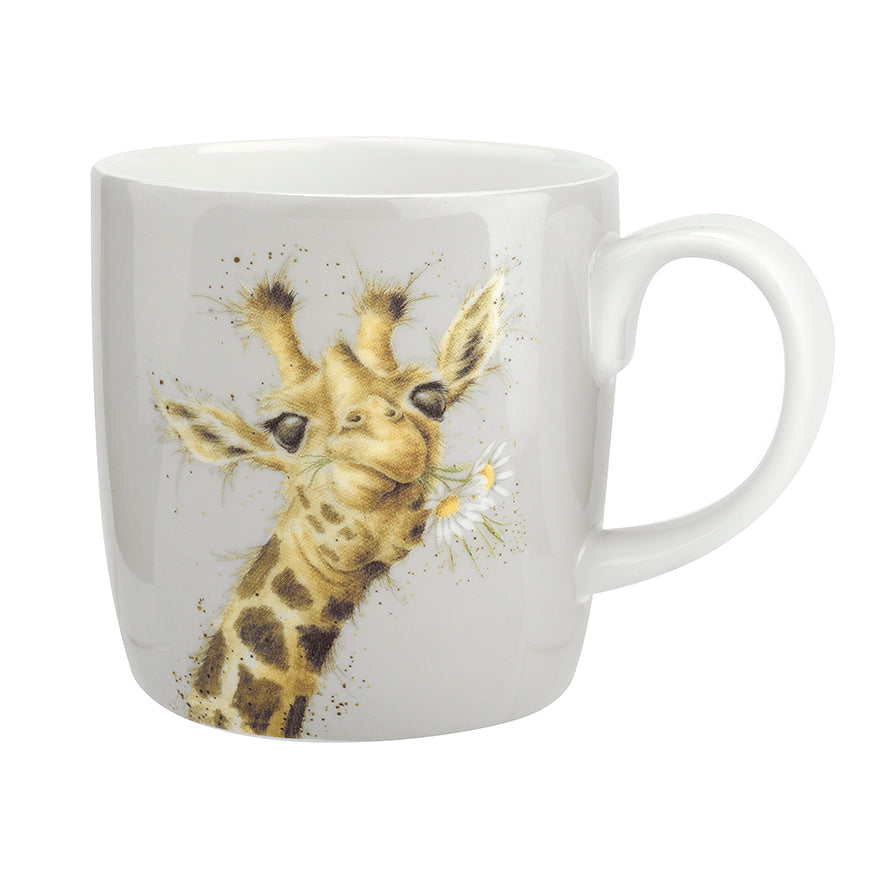 Wrendale Designs Mug large GIRAFFE grey