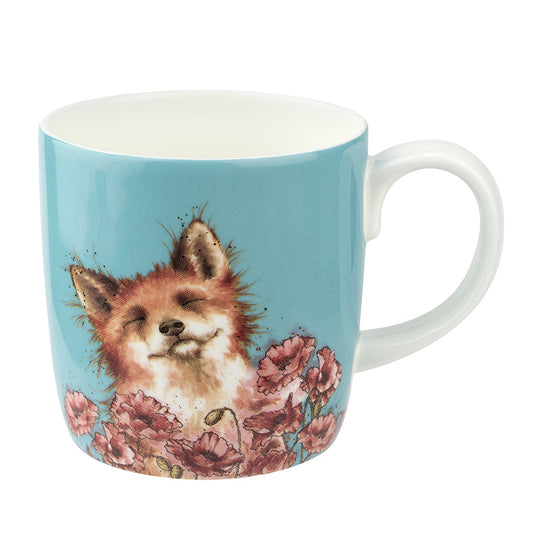 Wrendale Designs Mug large FOX blue 