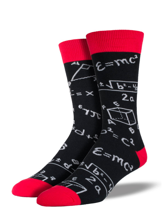 Socksmith Socks Large (men) MATHS black