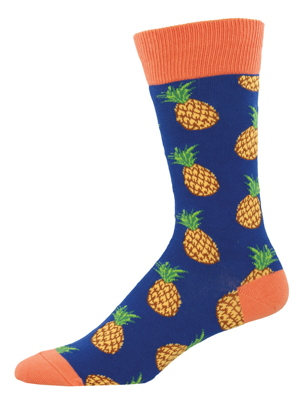 Socksmith Socks Large (men) PINEAPPLES navy