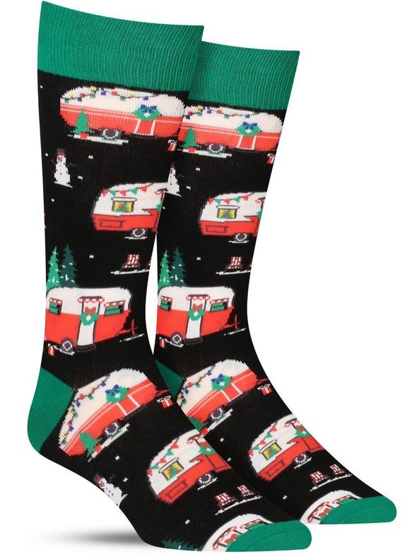 Socksmith Socks Christmas Large (men) CARAVANS black