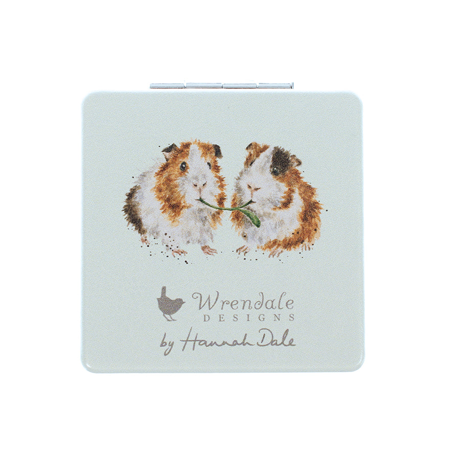 Wrendale Designs Pocket Mirror HAMSTER GUINEA PIG