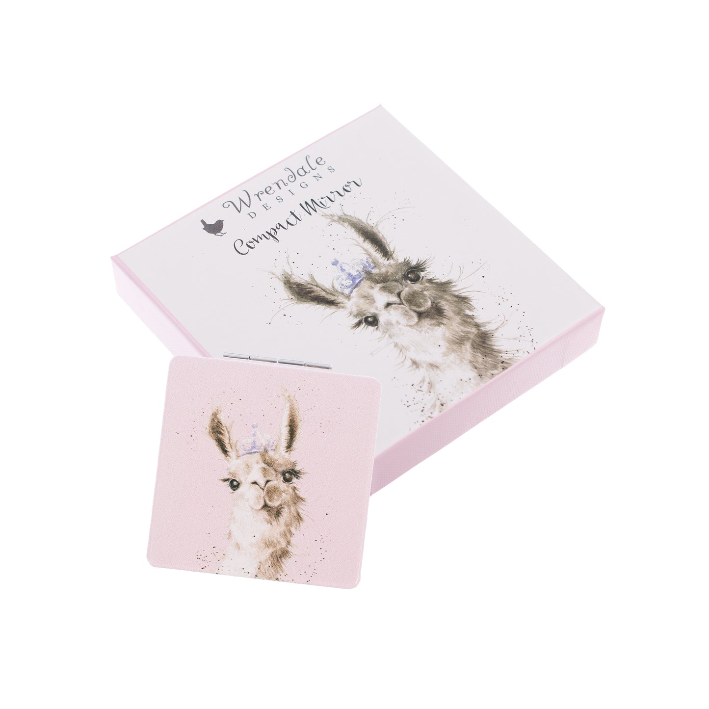 Wrendale Designs Pocket Mirror LLAMA