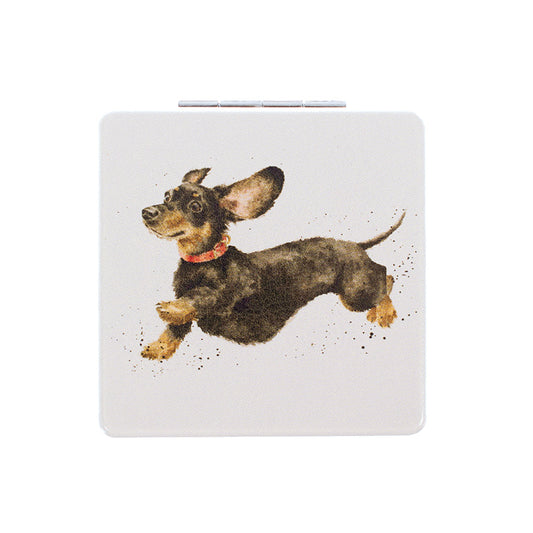 Wrendale Designs Pocket Mirror DACHSHUND