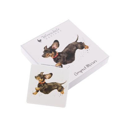 Wrendale Designs Pocket Mirror DACHSHUND