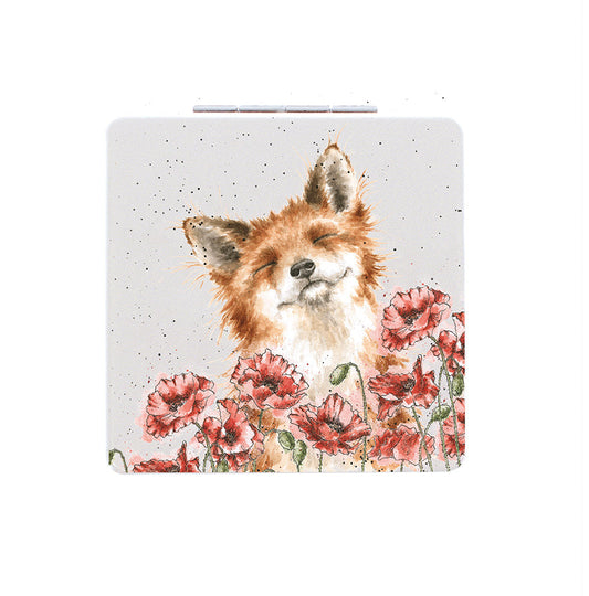 Wrendale Designs Pocket Mirror FOX